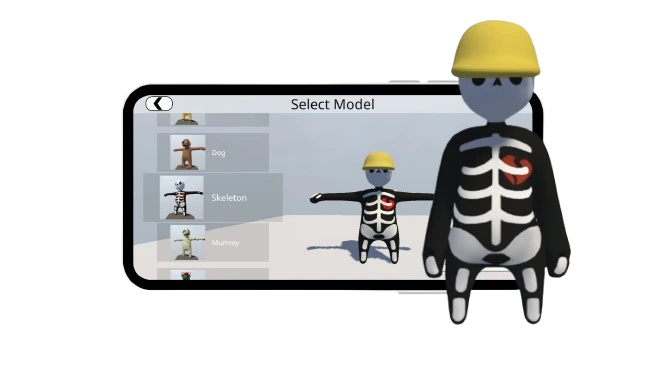 Select Model to customize