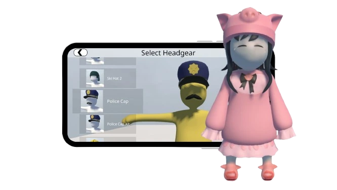 select headgear to customize